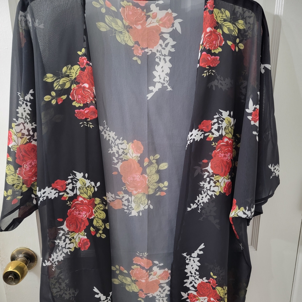 Floral Sheer Kimono